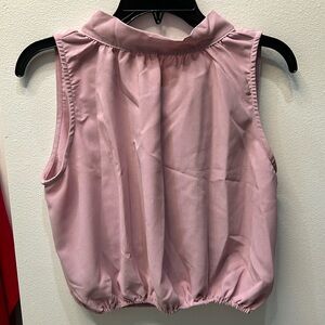 SHEIN small rose color crop top- never worn